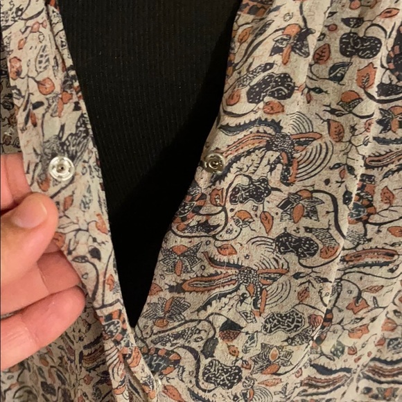 Isabel Marrant Silk Tunic Blouse Size 3 - Picture 11 of 14